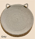 Rattan cat nest with soft cushion for all seasons