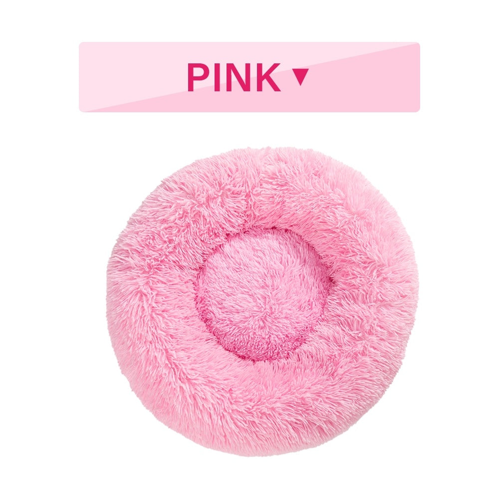 The Cloud Nest — Calming Plush Donut Dog Bed