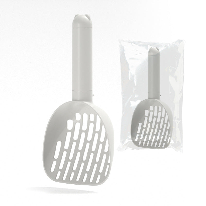 Sanctuary Litter Scoop – Aesthetic Shovel with Base & Dispenser
