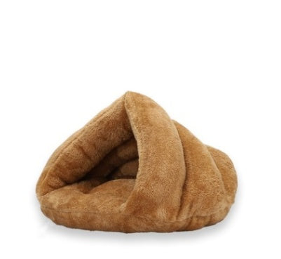 The Arctic Nest — Velvet Plush Dog Bed