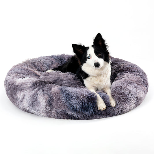 The Cloud Nest — Calming Plush Donut Dog Bed
