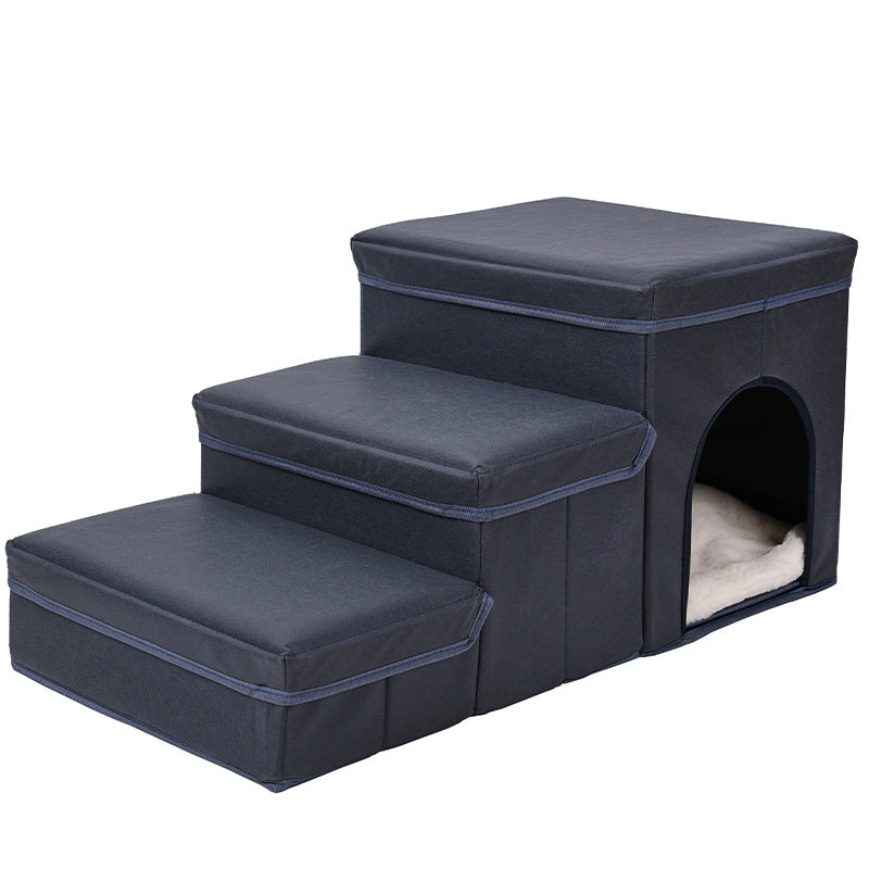 The Vantage Ascent — Plush Multi-Step Stairs for Beds & Sofas