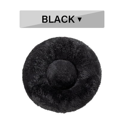 The Cloud Nest — Calming Plush Donut Dog Bed