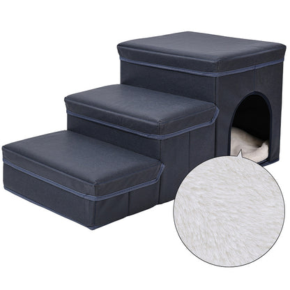 The Vantage Ascent — Plush Multi-Step Stairs for Beds & Sofas