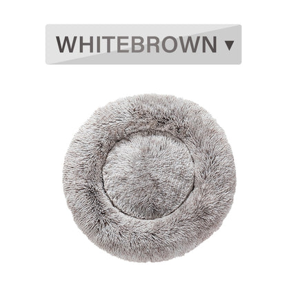 The Cloud Nest — Calming Plush Donut Dog Bed