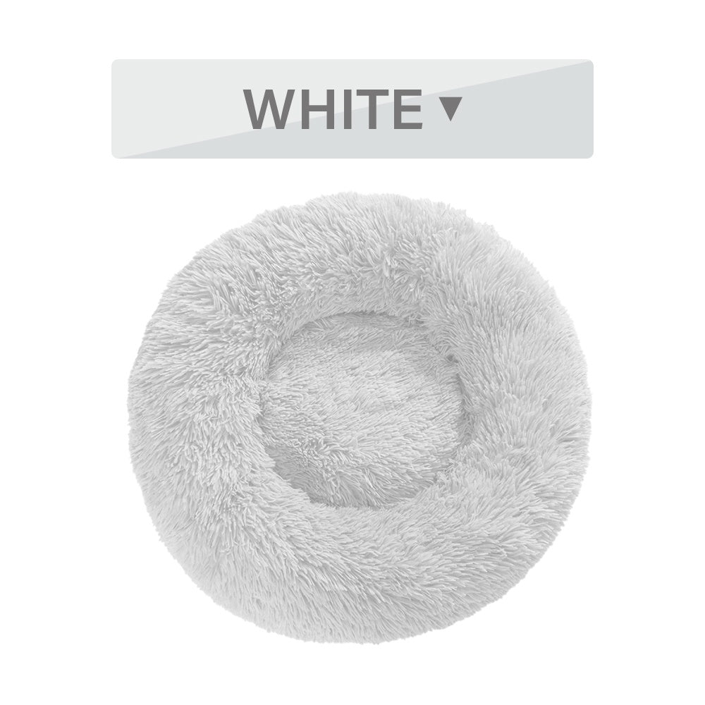 The Cloud Nest — Calming Plush Donut Dog Bed