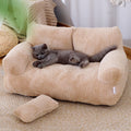 Velvet Boudoir Sofa – Elevated Plush Nest for Pets
