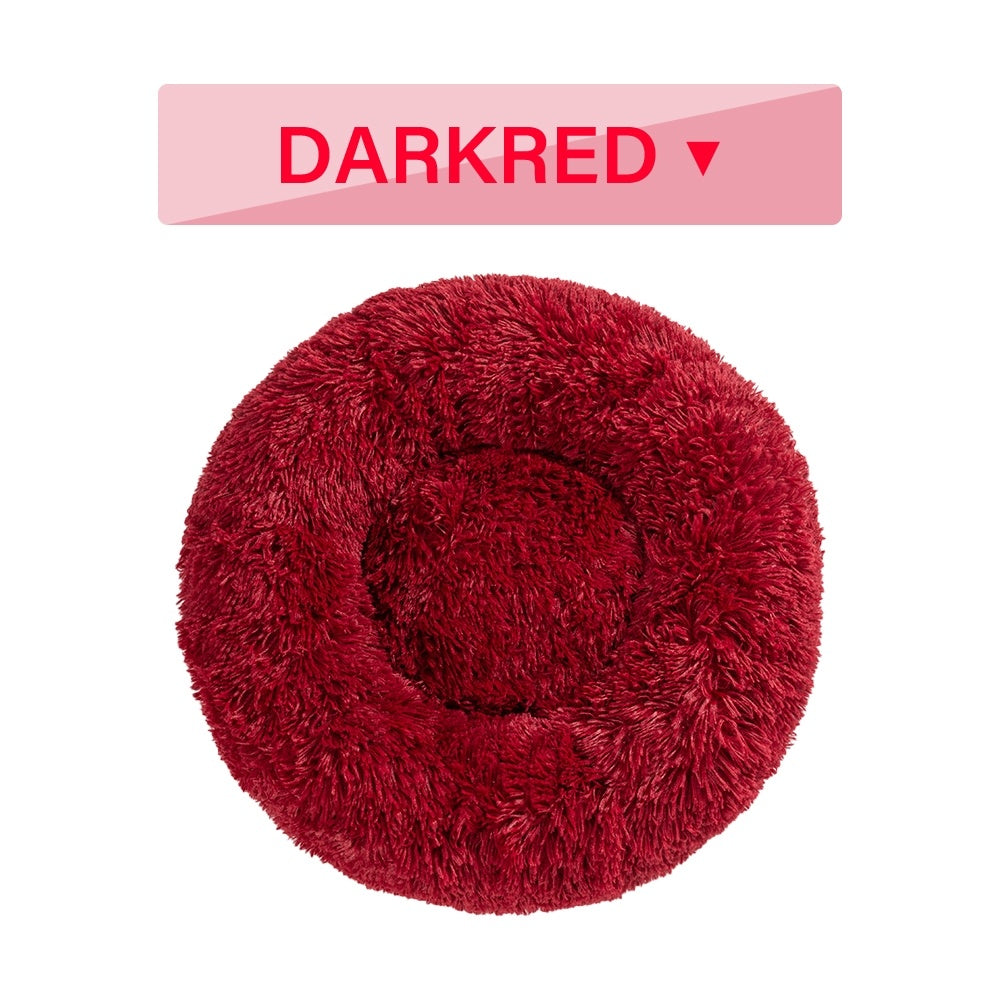 The Cloud Nest — Calming Plush Donut Dog Bed