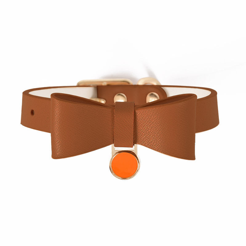 Signature Leather Cat Collar – Refined Essential