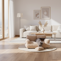 Velvet Boudoir Sofa – Plush Luxury Bed for Cats & Dogs