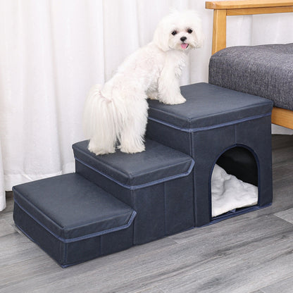 The Vantage Ascent — Plush Multi-Step Stairs for Beds & Sofas