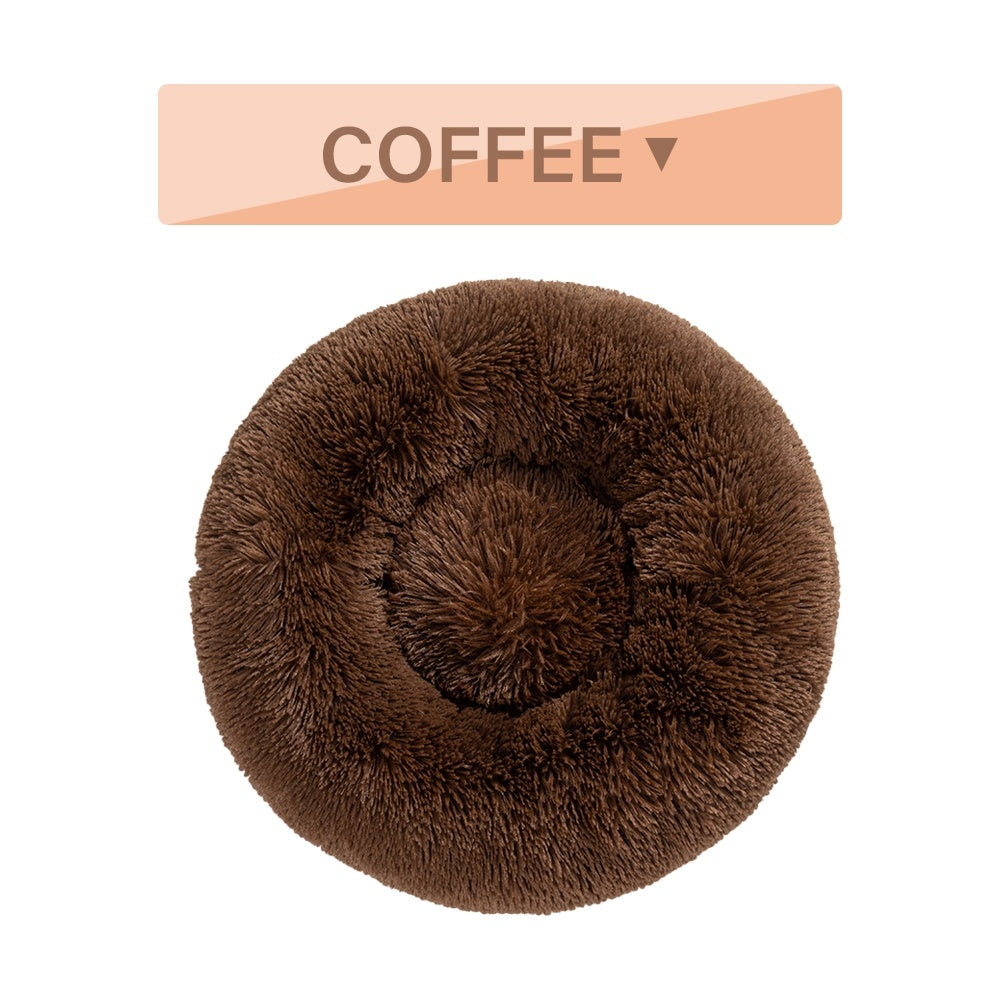 The Cloud Nest — Calming Plush Donut Dog Bed
