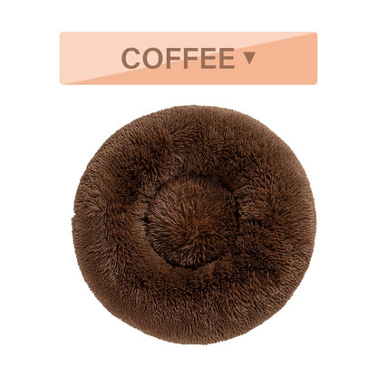 The Cloud Nest — Calming Plush Donut Dog Bed