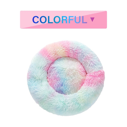 The Cloud Nest — Calming Plush Donut Dog Bed