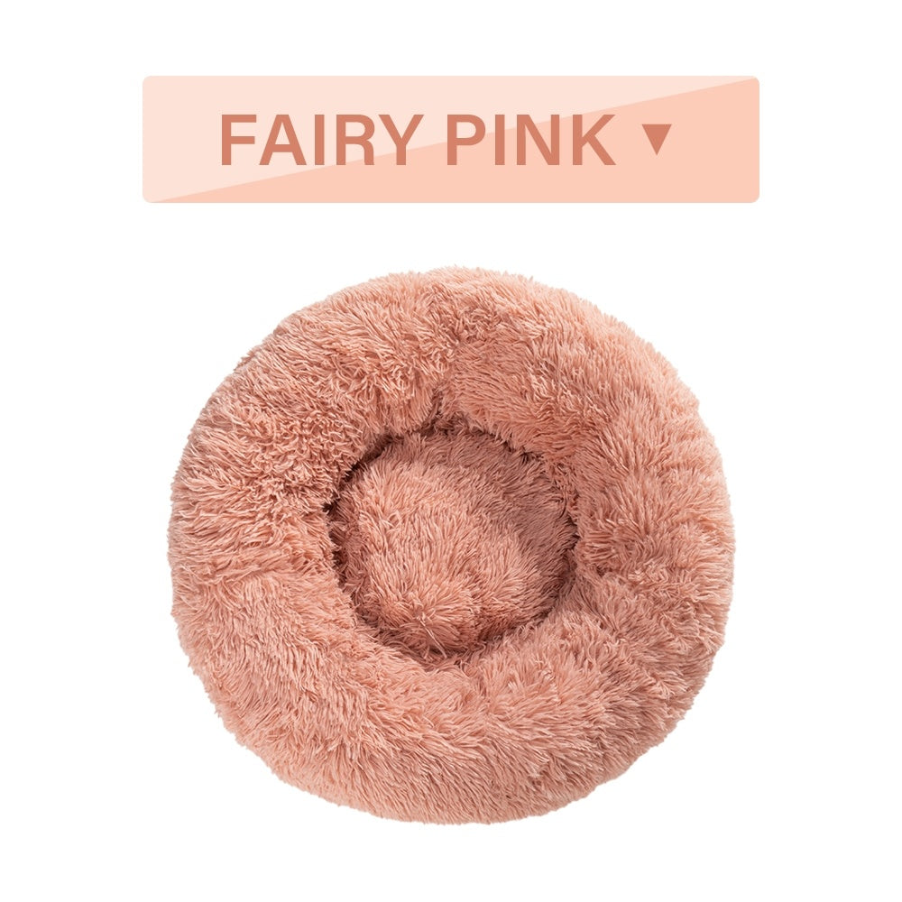 The Cloud Nest — Calming Plush Donut Dog Bed