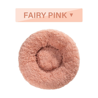 The Cloud Nest — Calming Plush Donut Dog Bed