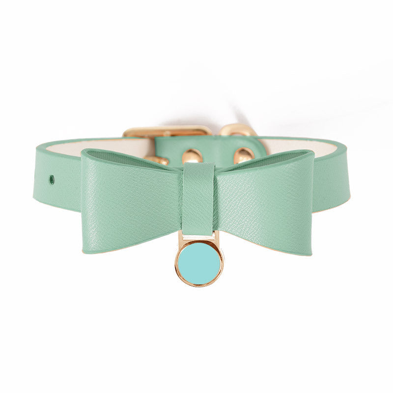 Signature Leather Cat Collar – Refined Essential