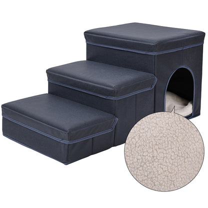 The Vantage Ascent — Plush Multi-Step Stairs for Beds & Sofas