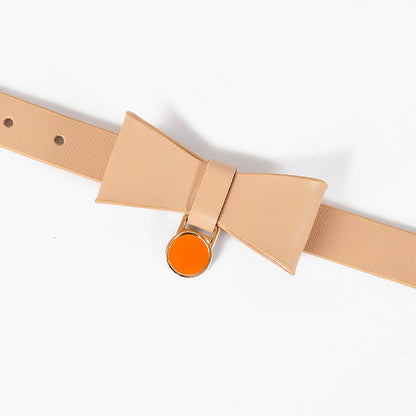 Signature Leather Cat Collar – Refined Essential